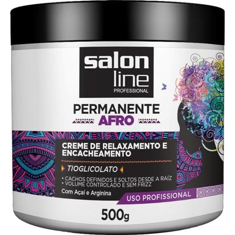 Creme Relaxante Salon Line Permanente Afro 500g Tb4554